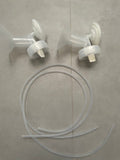 Spectra 24mm Flanges with Back Protectors & Valve Plus Tubing