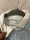 Carter's Blue Stripped Baby Overall / Size 0-3m