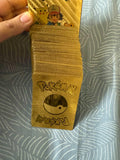 Golden Pokemon Cards
110Pcs