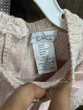 Jillian’s Closet Maggie & Zoe Pink Knitted Bow Dress / Size 4T