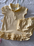 Ralph Lauren Yellow 2Pc Dress / Size 12m