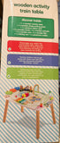 Wooden Activity Train Table