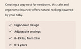 Baby Bjorn Bouncer / Age 0-2yrs / Weight 8-29lbs