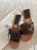 Zara Slides with Dustbag / Size 41