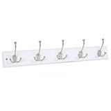 Wooden Home Tri Hook Rack with 5 Hooks / Pack of 2
